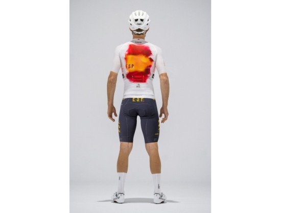 Maillot Manga Corta CX PRO 4.0 Unisex Campeón de España Blanco RFEC