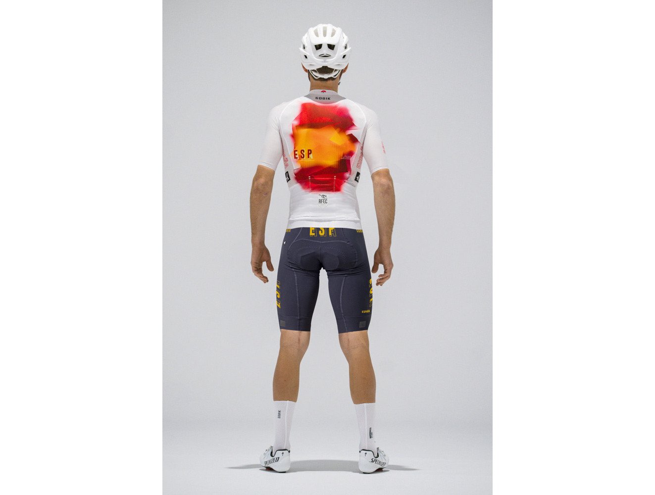 Maillot Manga Corta CX PRO 4.0 Unisex Campeón de España Blanco RFEC