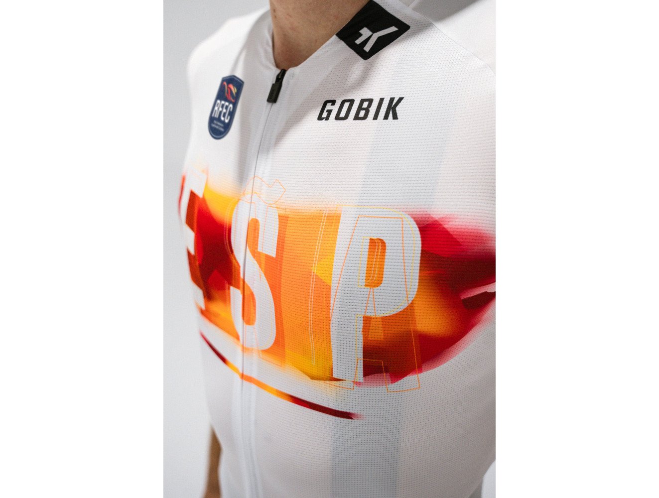 Maillot Manga Corta CX PRO 4.0 Unisex Campeón de España Blanco RFEC