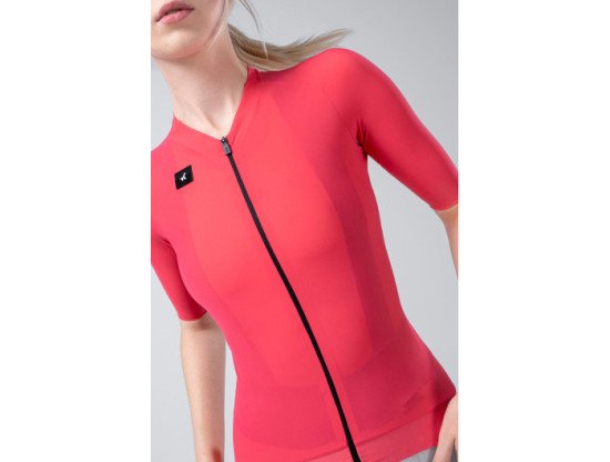 Maillot Manga Corta Cx Solid Unisex Cerise