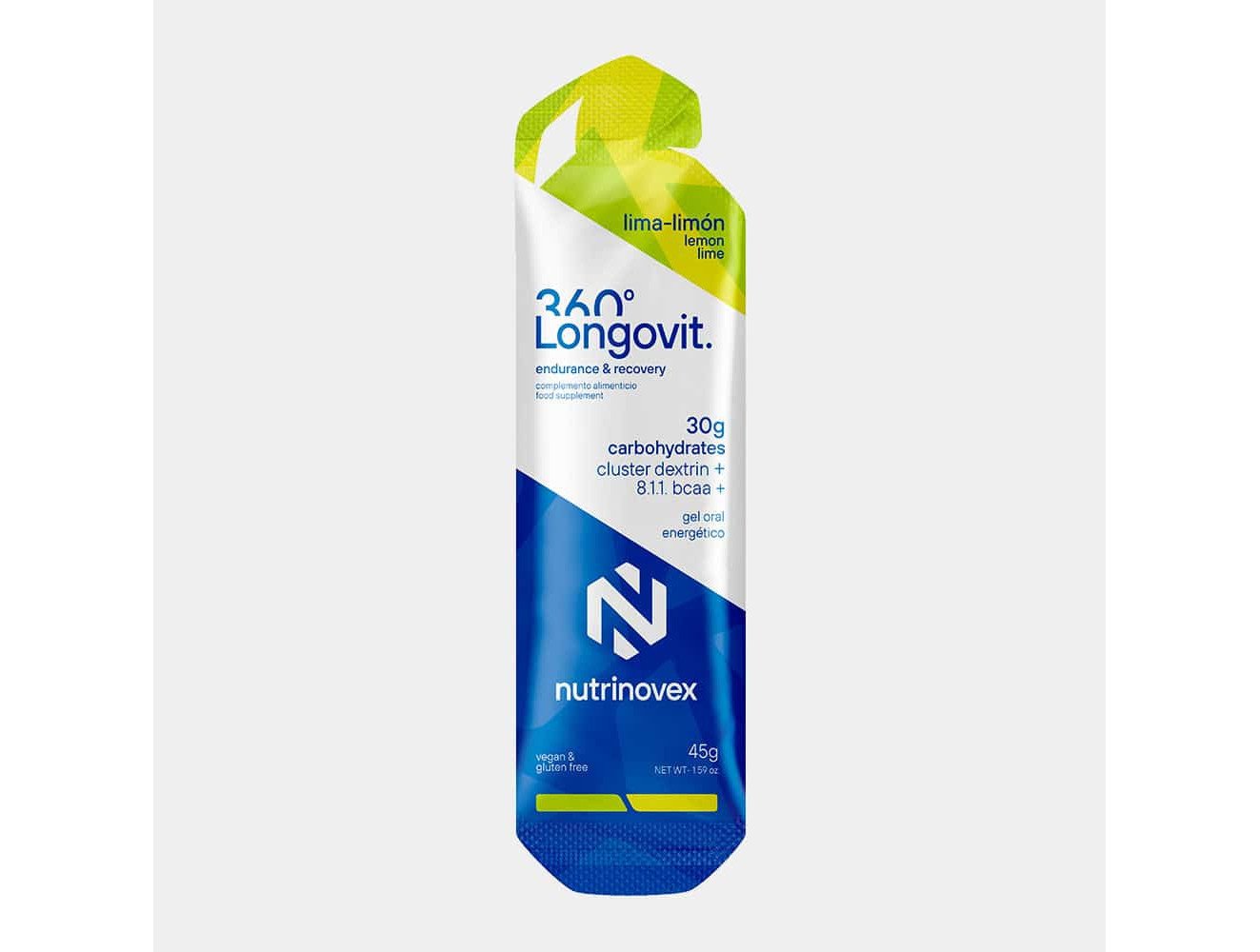 Longovit 360 Gel Lima Limón · 30 g CHO