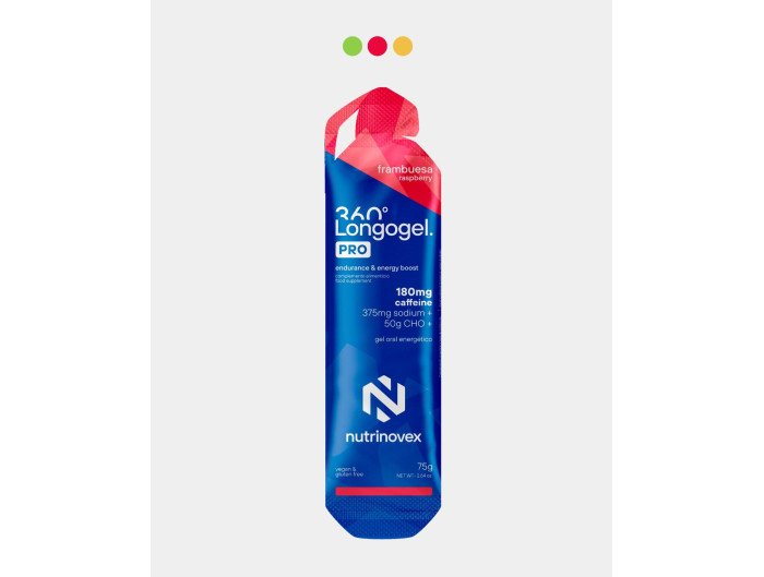 Longogel 360 PRO Cafeína Frambuesa