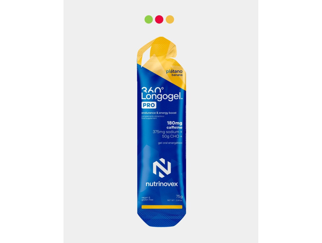 Longogel 360 PRO Cafeína Plátano
