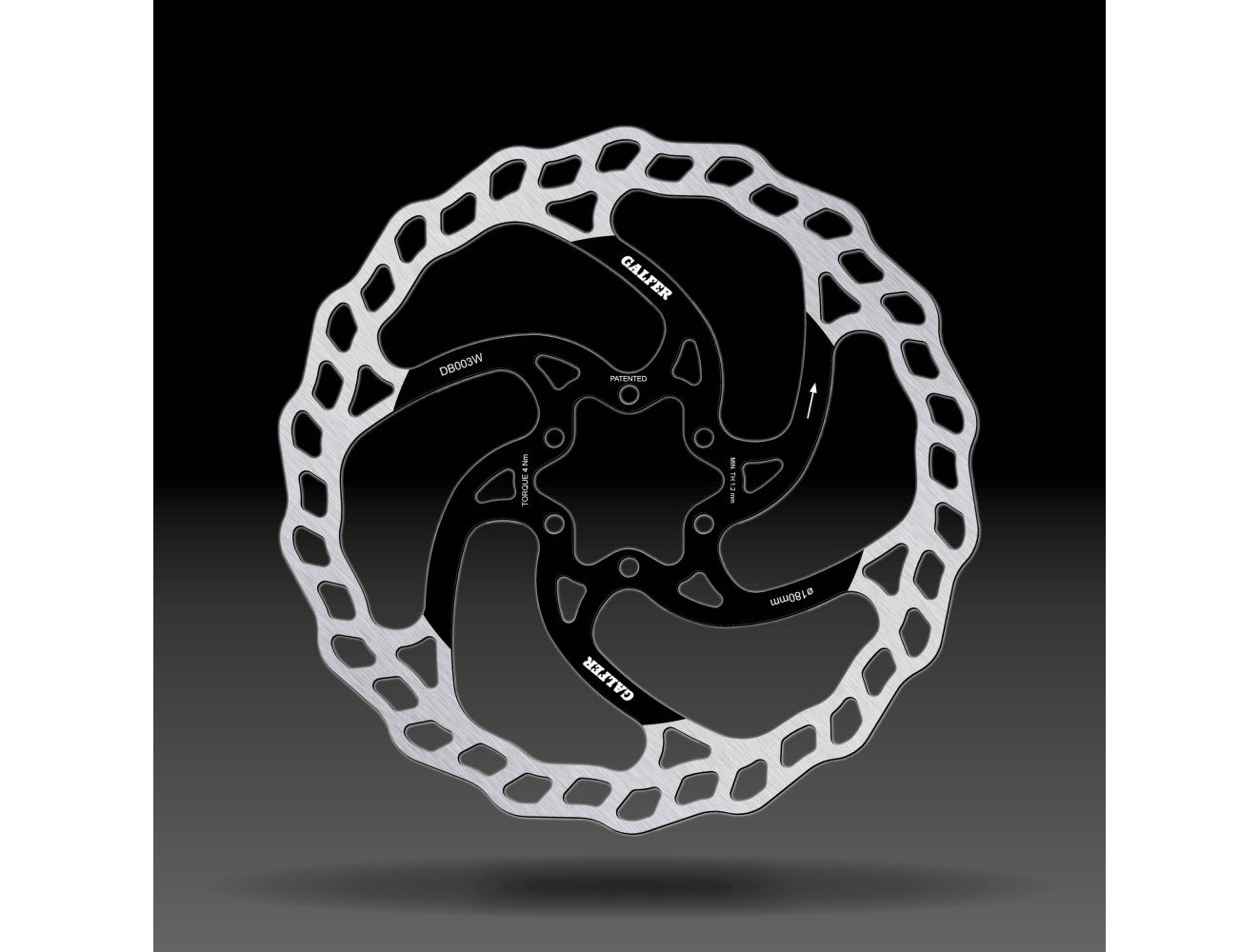 Disco Galfer Disc Wave DB003W 180 mm 6 tornillos