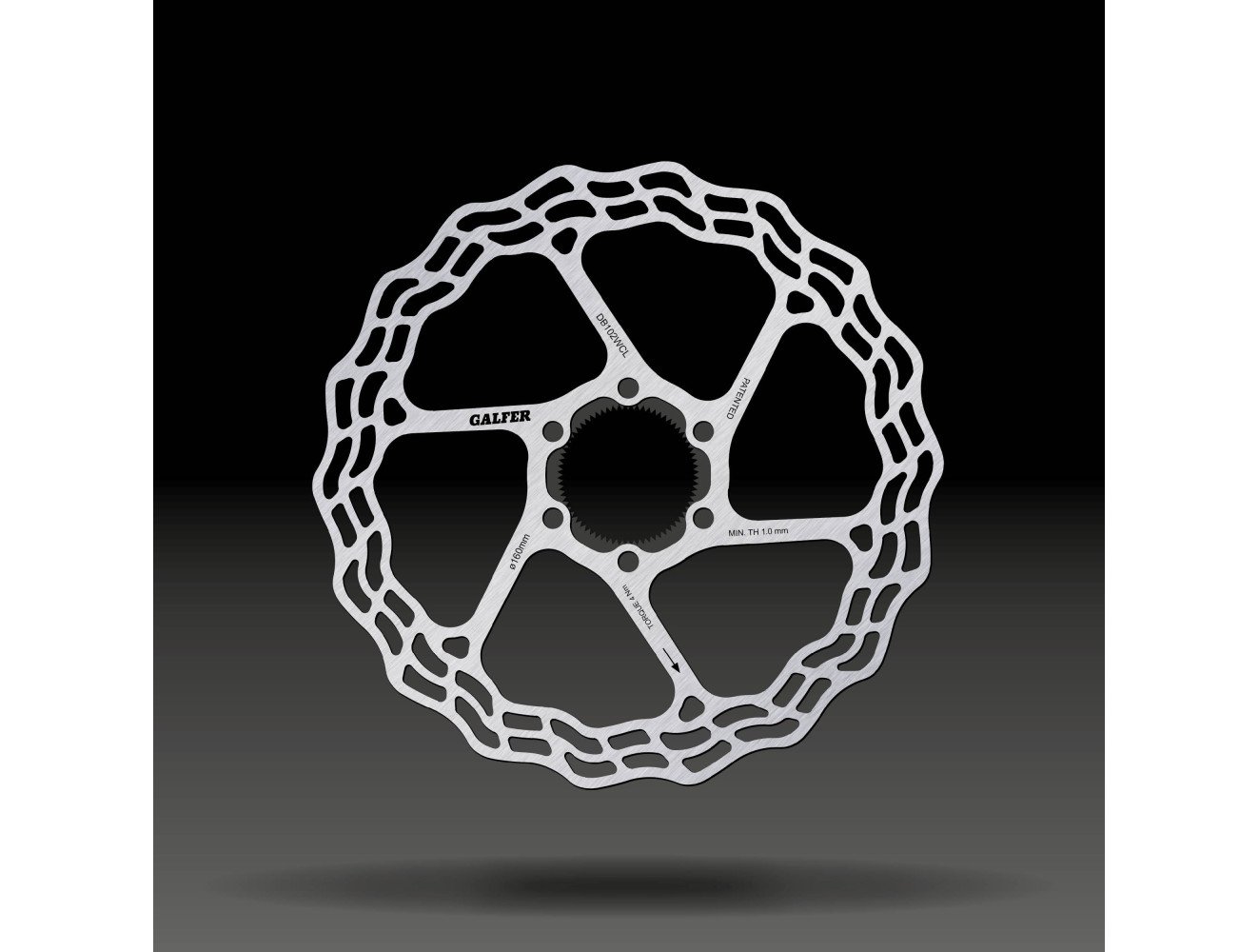 Disco Galfer Disc Wave Road DB102WCL 160 mm Center Lock