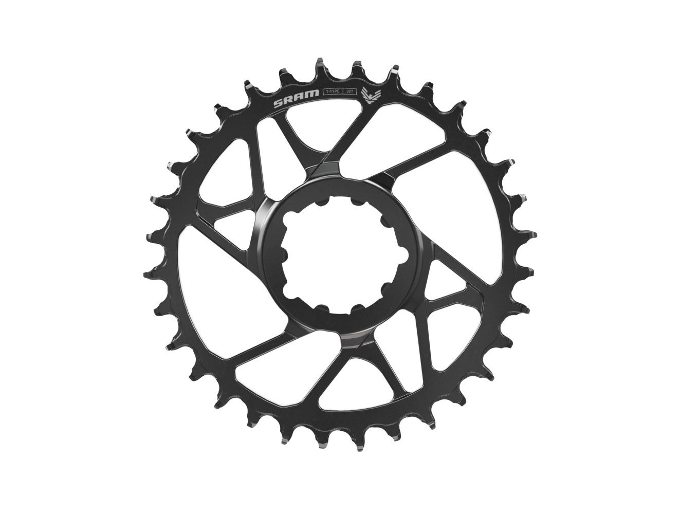 SRAM Plato Eagle S1000 T-Type Off 3Mm 12V 32D Dm Acero Black (Incluye 8 Tornillos) A1