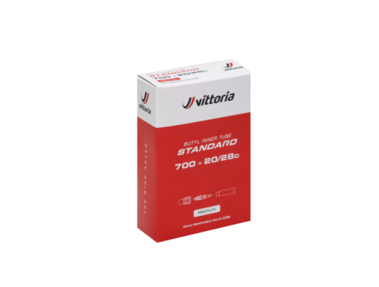 Cámara Vittoria Standard Butyl 700x20/28c Presta 80 mm