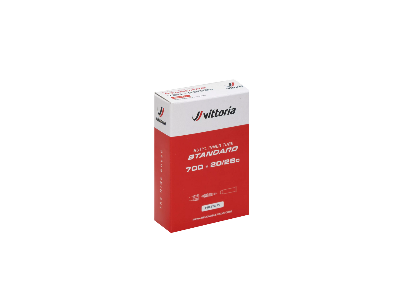 Cámara Vittoria Standard Butyl 700x20/28c Presta 80 mm