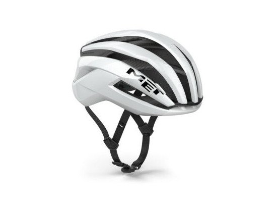 Casco MET Trenta 3k carbon blanco brillo my26 t.m