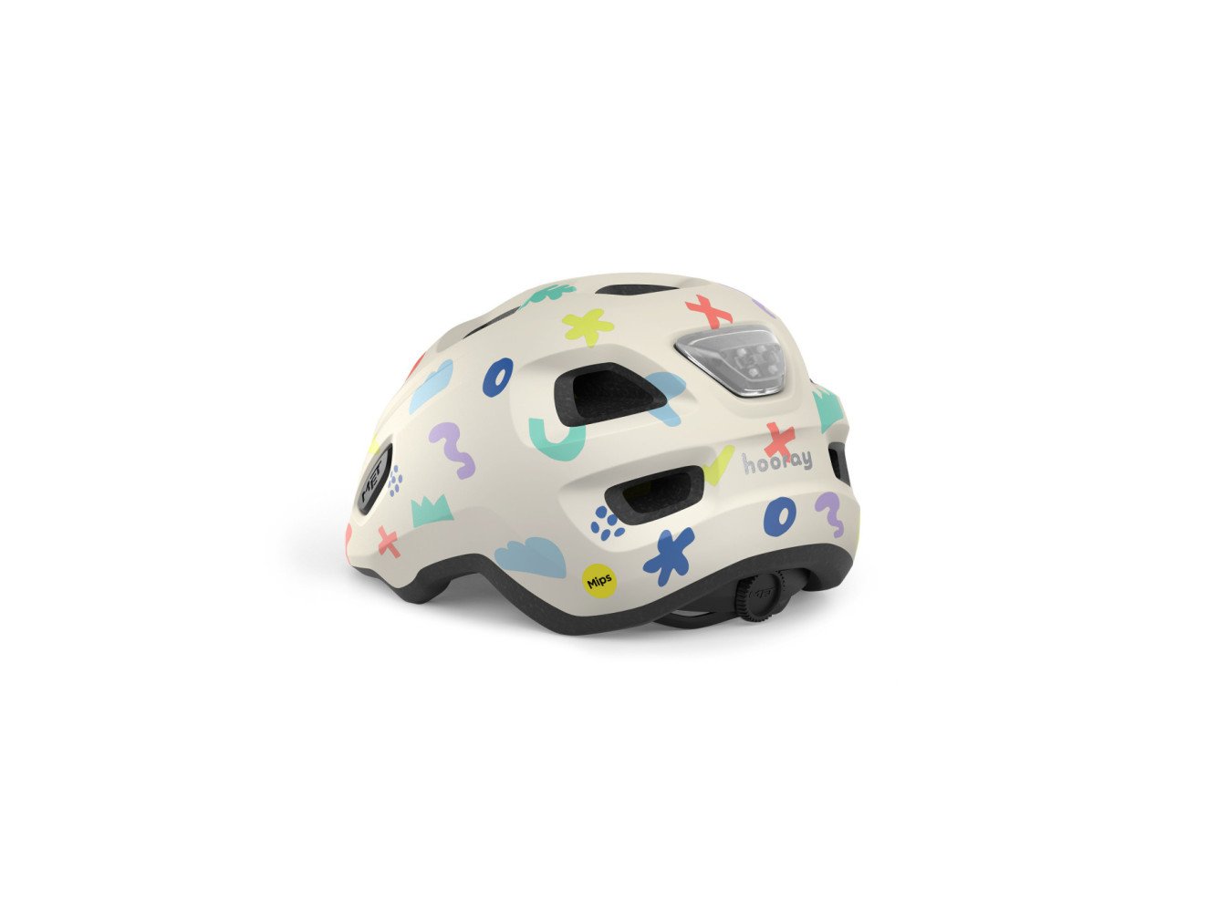 Casco MET Hooray espacio brillo en la oscuridad s