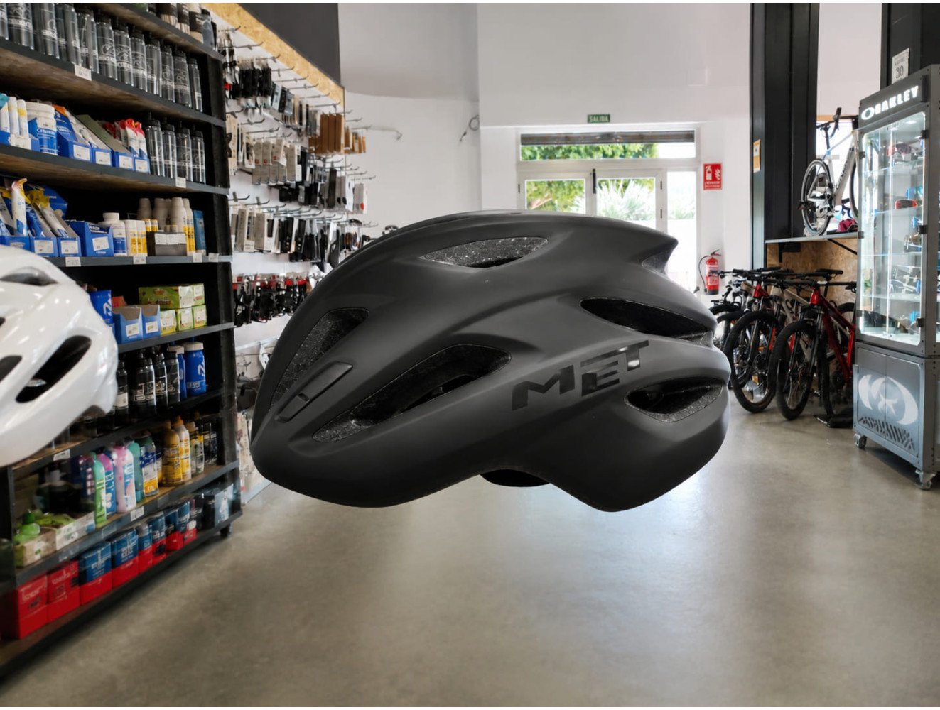 Casco MET Idolo Negro Mate | Carretera | Sexibikes