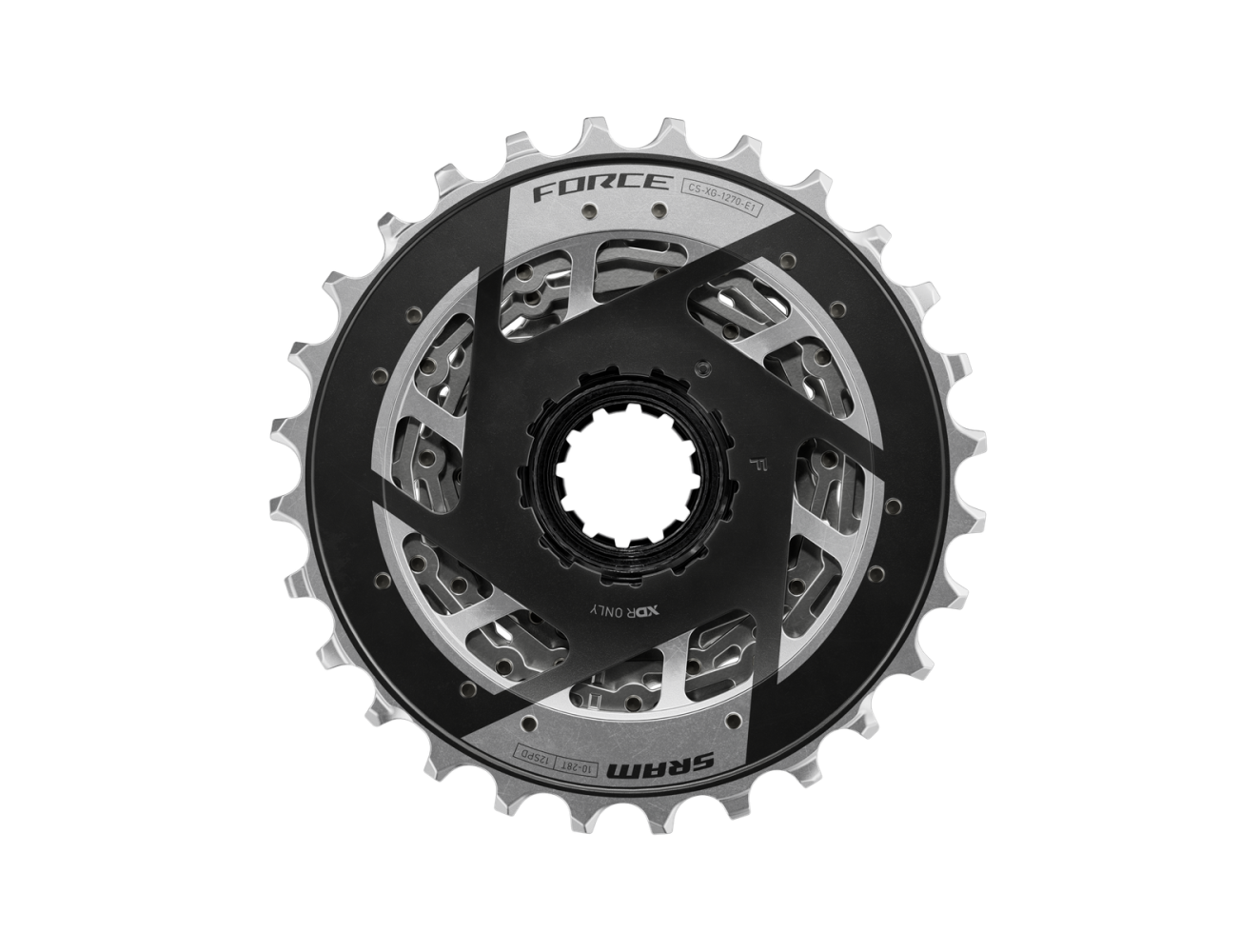 SRAM Cassette XG-1270 Force AXS E1 12V 10-36