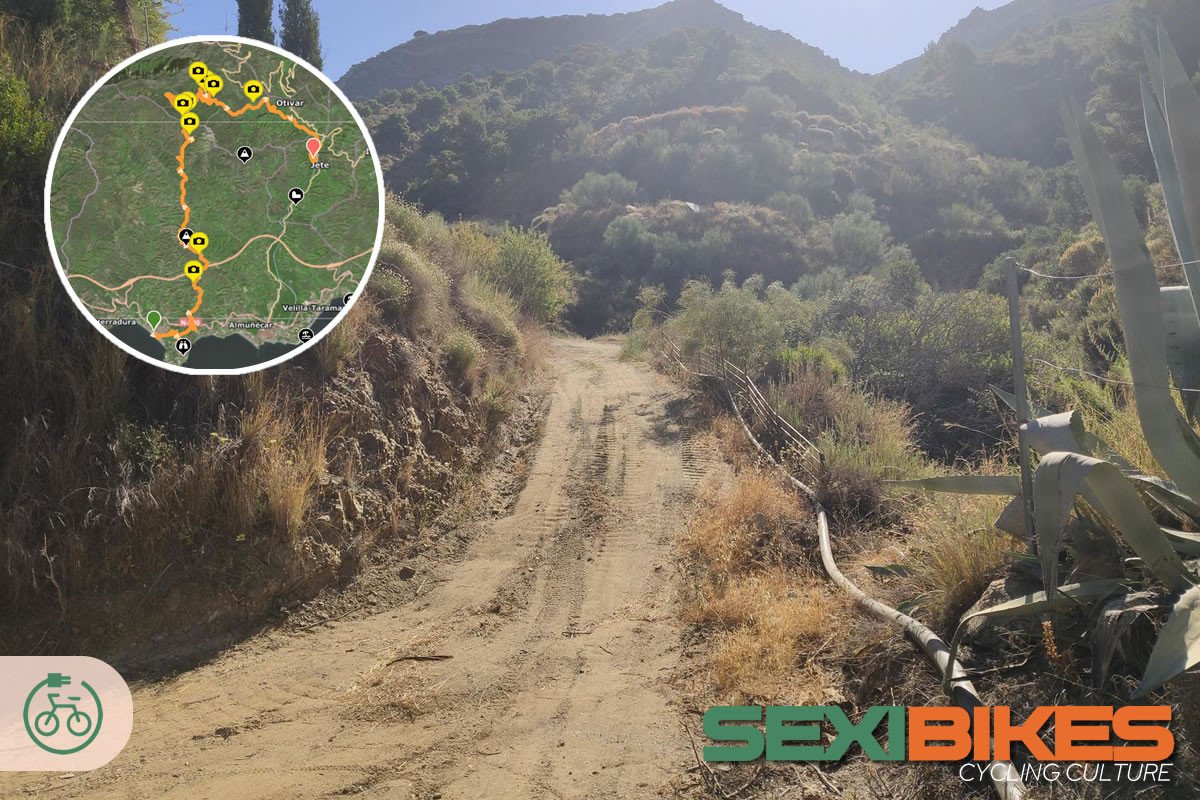 Ruta ciclista entre La Herradura y Jete
